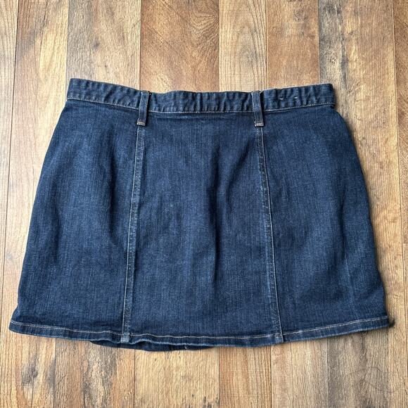 Ralph Lauren Denim Supply Denim Skirt Women's Size 32 Blue Mini Preppy 4811 - Picture 5 of 8